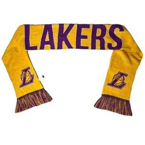 LOS‎ ANGELES LAKERS NBA long SCARF yellow purple Great 4 Winter